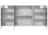 Bathroom Mirror Cabinet Concrete Grey 103.5 x 15.5 x 70 cm 889274