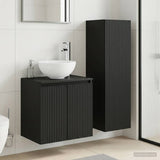 Bathroom Furniture Set 2 pcs Black 33 x 34.5 x 100 cm 3406114