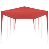 Party Tent Red 1200 x 300 x 255 cm PE and Steel 42032992