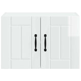 Wall Cabinet LUCCA 2 pcs High Gloss White 60 x 31 x 40 cm 884923