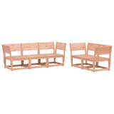 Garden Sofa Set natural wood Solid Douglas Fir wood Large Modular 3216998