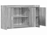 Sideboard Grey Sonoma 98.5 x 33 x 80 cm Engineered Wood 8011128
