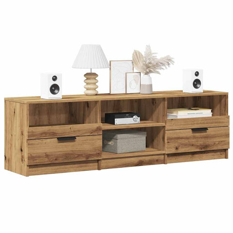 ZNTS TV Cabinet Artisan Oak 150x33.5x45 cm Engineered Wood 856853