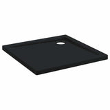 Shower Base Tray with Dots 80 x 80 x 4 cm ABS Black 42033515