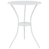 Bistro Set White Cast aluminium Small Durable Bistro Set 317752