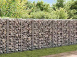 Gabion Basket with Lids Galvanised Wire 100 x 30 x 30 cm 141038