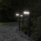 Outdoor Floor Lamps 3pcs Black 80 cm Die-cast Aluminium 4006340