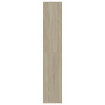 Shoe Cabinet Sonoma Oak 54x34x183 cm Engineered Wood 800372