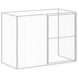 Dog House with Run Anthracite 214x253x181 cm Galvanised Steel 3189119