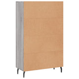 Highboard Grey Sonoma 69.5x31x115 cm Engineered Wood 830346
