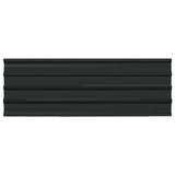Roof Panels 12 pcs Galvanised Steel Anthracite 145720