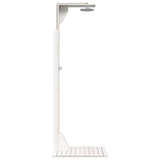 Outdoor Shower 214.5 cm Solid Pine Wood and Stainless Steel 886345