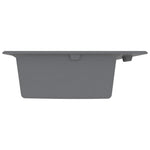 ZNTS Kitchen Sink Grey 790x500x193 mm Granite 147054
