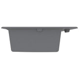 ZNTS Kitchen Sink Grey 790x500x193 mm Granite 147054