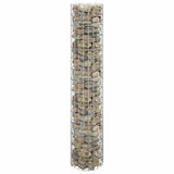 Circular Gabion Pole Galvanised Steel 30x150 cm 152013
