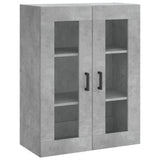 Highboard Concrete Grey 69,5x34x180 cm Engineered Wood 3198661
