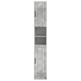 Bathroom Cabinet with Open Shelf UTRECHT Concrete Grey 897698
