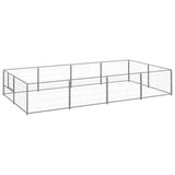 Dog Kennel Silver 8 m Steel 3082120