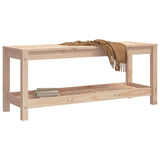 Garden Bench 108x35x45 cm Solid Wood Pine 832382