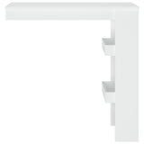 Wall Bar Table White 102x45x103.5 cm Engineered Wood 811781