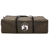 Family Tent Brown Grey 500 x 400 x 230 cm Polyester and Steel 42029003