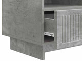 TV Cabinet Concrete Grey 102 x 34.5 x 50 cm Engineered Wood 893988