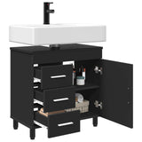 Bathroom Vanity Unit Black 60 x 35 x 60 cm Engineered Wood 889376