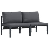 Outdoor Furniture 2 Piece Anthracite 80 x 80 x 71 cm Steel 42009988