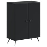 3 Piece Bathroom Cabinet Set BREDA Black Engineered Wood 3417478
