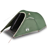 Camping Tent Tunnel 2-Person Green Waterproof 94604