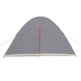 Family Tent Dome 6-Person Orange Waterproof 94355