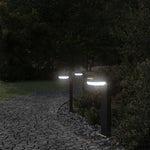 Outdoor Floor Lamps 3pcs Black 50 cm Die-cast Aluminium 4006339