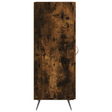 Sideboard Smoked Oak 34.5x34x90 cm Engineered Wood 828513