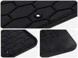 Car Mat 4 pcs Black suitable for Toyota YARIS 2020- Rubber 42029084