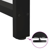 Dining Table Legs Black 2 pcs 50x cm Steel 4013300