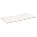 Desk Top White 110x55x2.5 cm Solid Wood Pine 824436