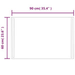 LED Bathroom Mirror 60x90 cm 3154069