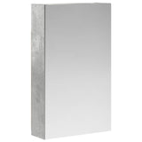 Bathroom Mirror Cabinet Concrete Grey 30 x 10.5 x 50 cm 889010