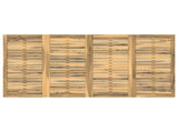 Garden Dinner Table White 147 x 88.5 x 75 cm Solid Acacia Wood 901767