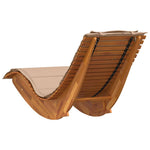 Sun Lounger 2 pcs Brown 60 x 154 x 74cm Solid Acacia wood 3329136