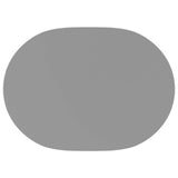 Table Cloth 5 pcs Oval Light Grey 130 x 180 cm Polyester 42040269