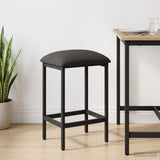 Bar Stool Dark Grey 40 x 32 x 74 cm Engineered Wood 8006171