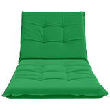 Sunlounger Cushion GEMERT 100% Polyester Green 190 x 80 x 9 cm 947447