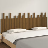 Wall Headboard Honey Brown 204x3x80 cm Solid Wood Pine 824781