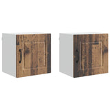 Wall Cabinet PORTO 2 pcs Old Wood 40 x 31 x 40 cm 885242