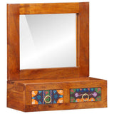 Wall Cabinet Brown 40 x 20 x 50 cm Solid Acacia Wood 4016523
