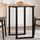 Table Top Round 80x2 cm Solid Wood Acacia 4008698