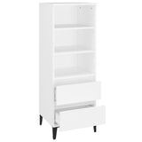 Highboard White 40x36x110 cm Engineered Wood 821244