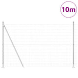 Welded Wire Fence with Concrete Base 10 x 1.6 m 3351004
