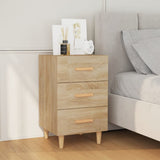 Bedside Cabinet Sonoma Oak 40x40x66 cm Engineered Wood 812081